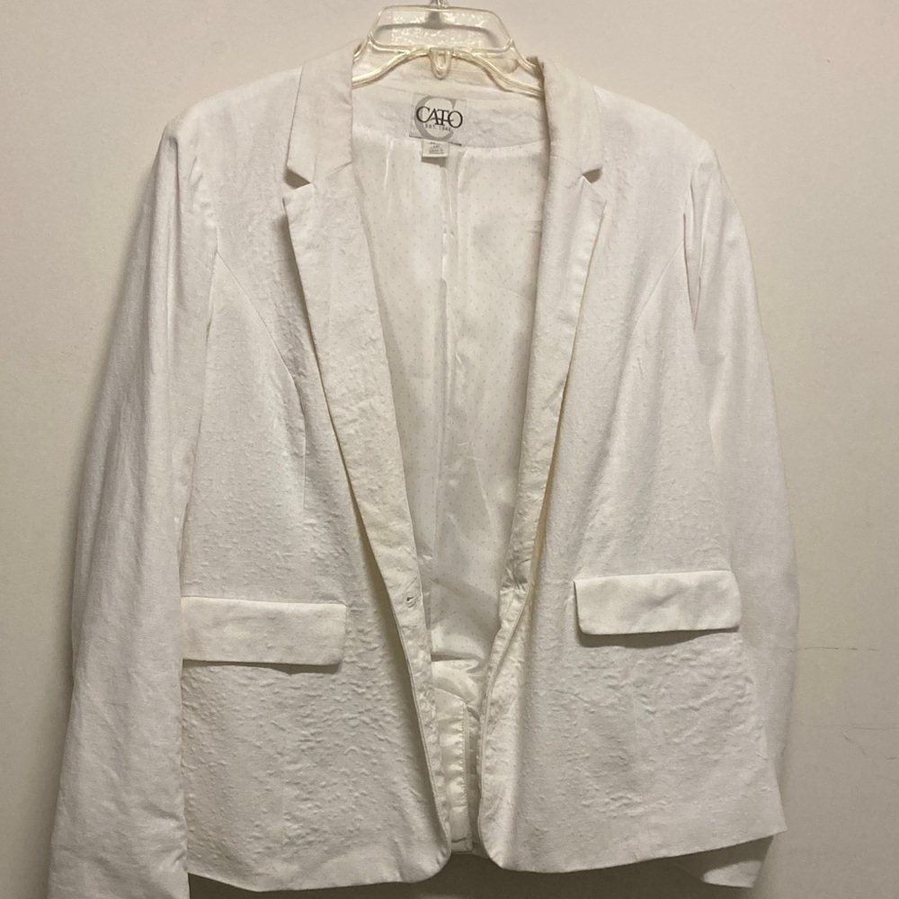 CATO/ White Blazer Jacket